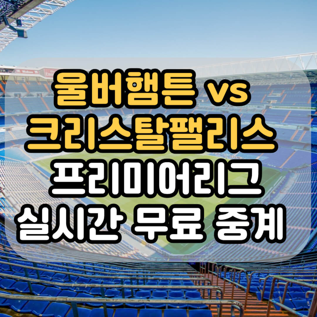 울버햄튼 팰리스 프리미어리그 중계