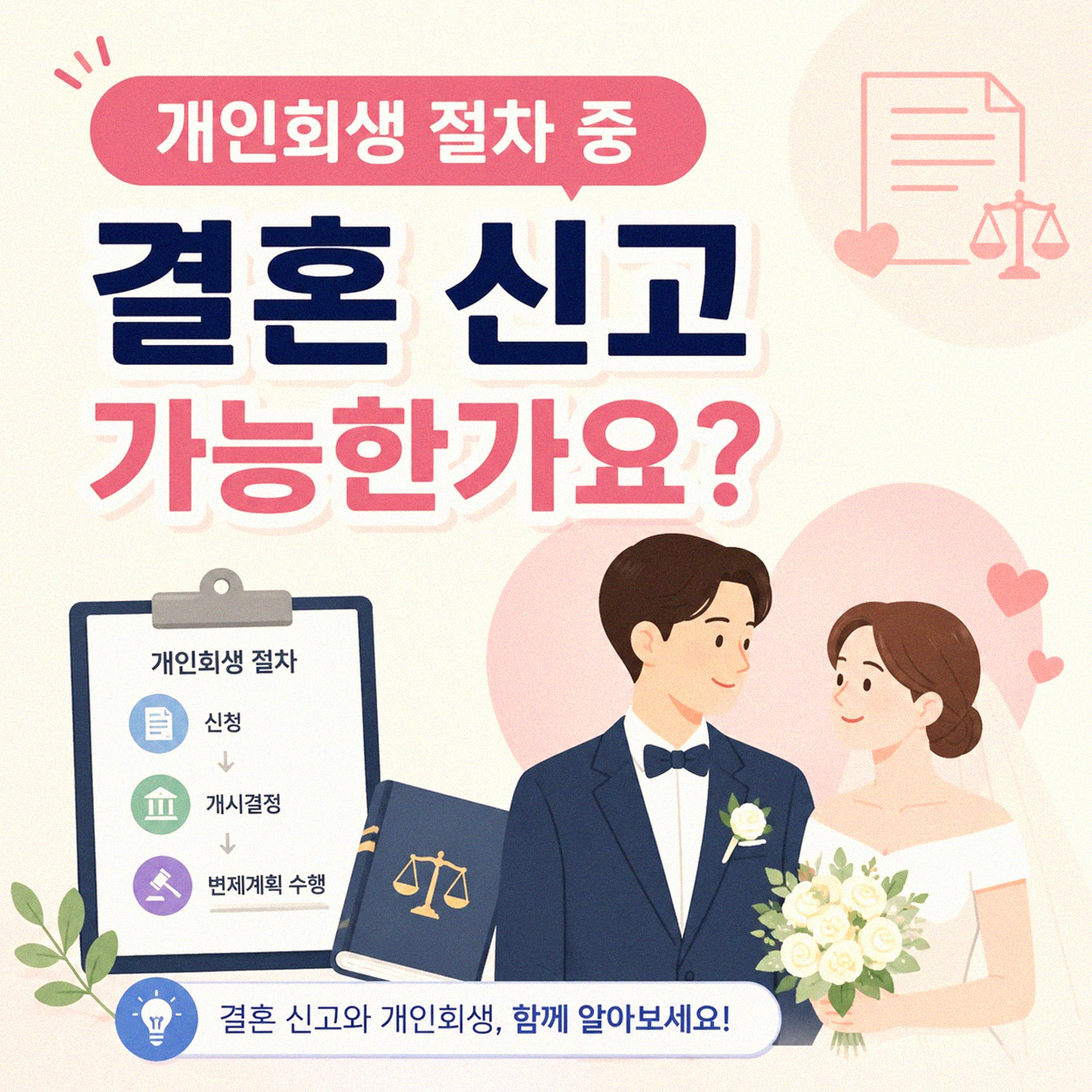 개인회생하면 혼인 신고 못하나요