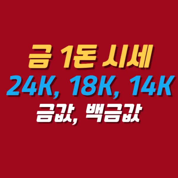 금-한돈-시세-백금값