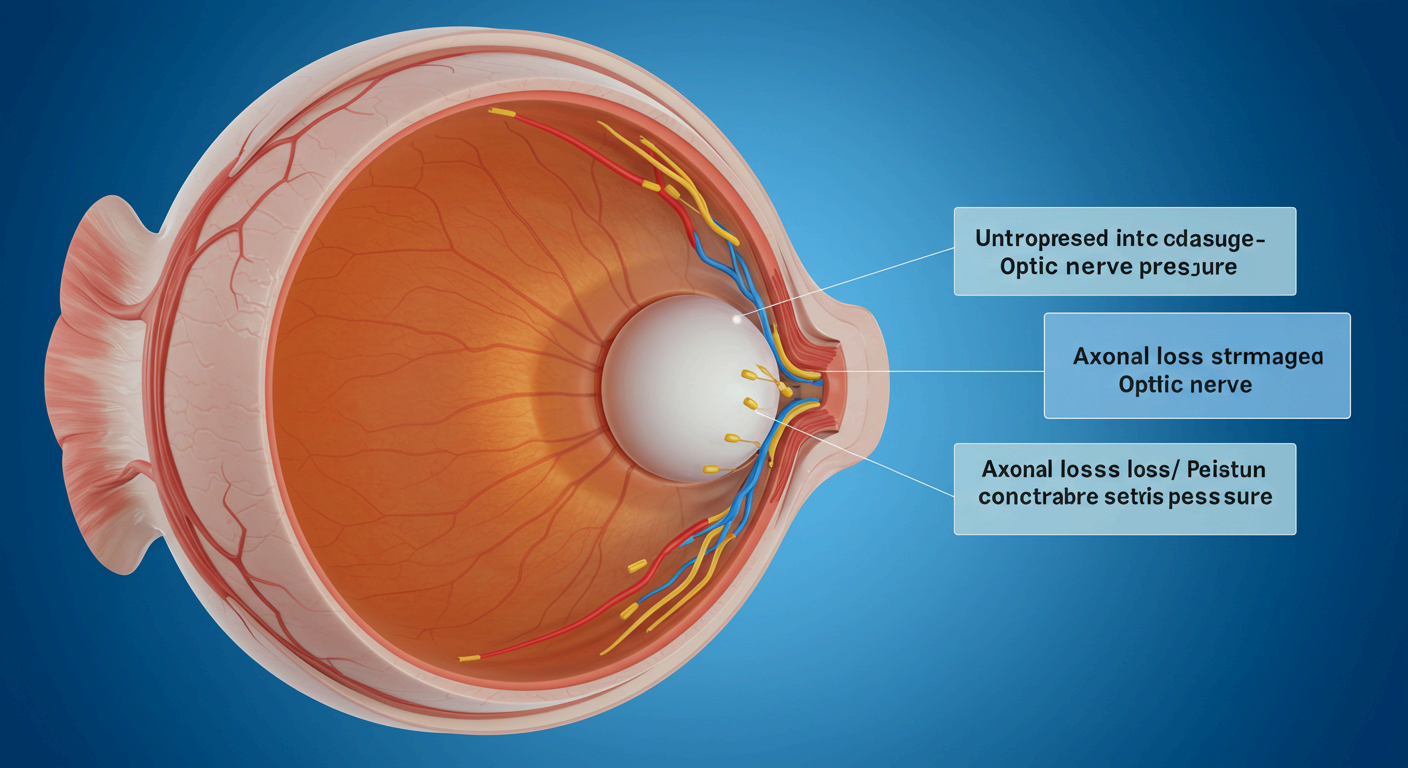 시신경 손상이 녹내장 발생의 직접 원인