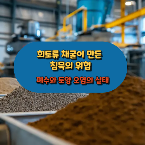 희토류 채굴이 만든 침묵의 위협