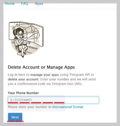 텔레그램 삭제 페이지 이미지5