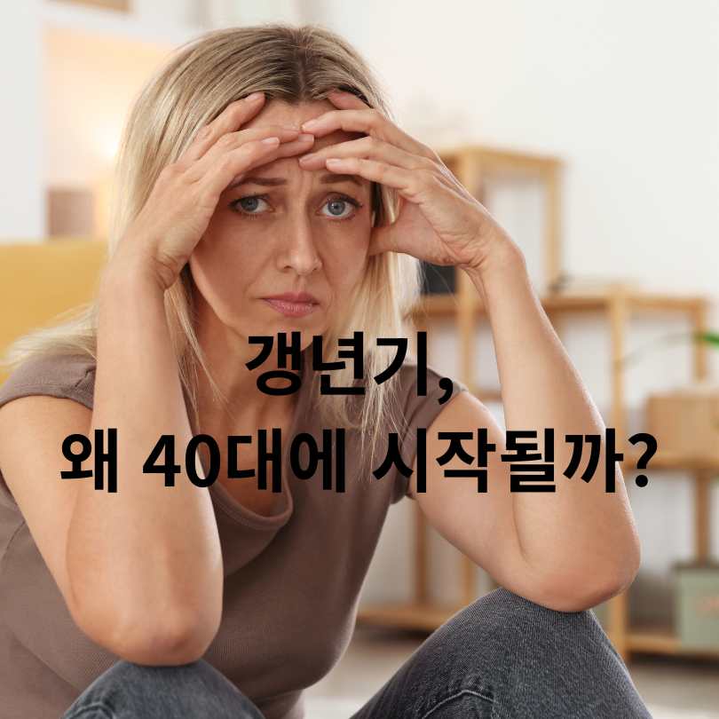 40대 여성 갱년기 대처법