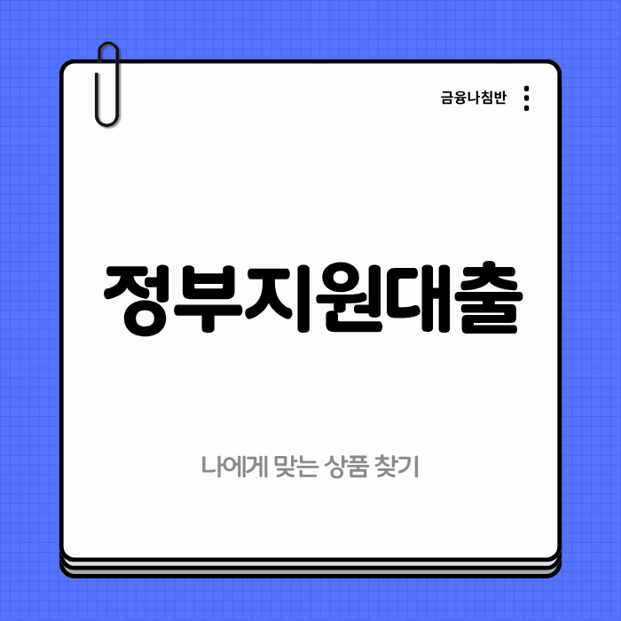 정부 지원 대출 01