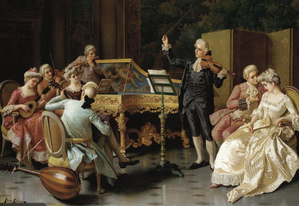 피헬벨의 캐논 D장조 관련 그림