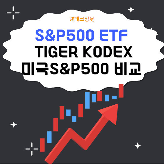 TIGER KODEX 미국 S&amp;P500 ETF 비교 - 수익 구성 수수료 환헤지 장기투자 선택 가이드
