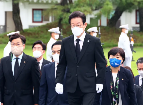 이재명-현충원-참배