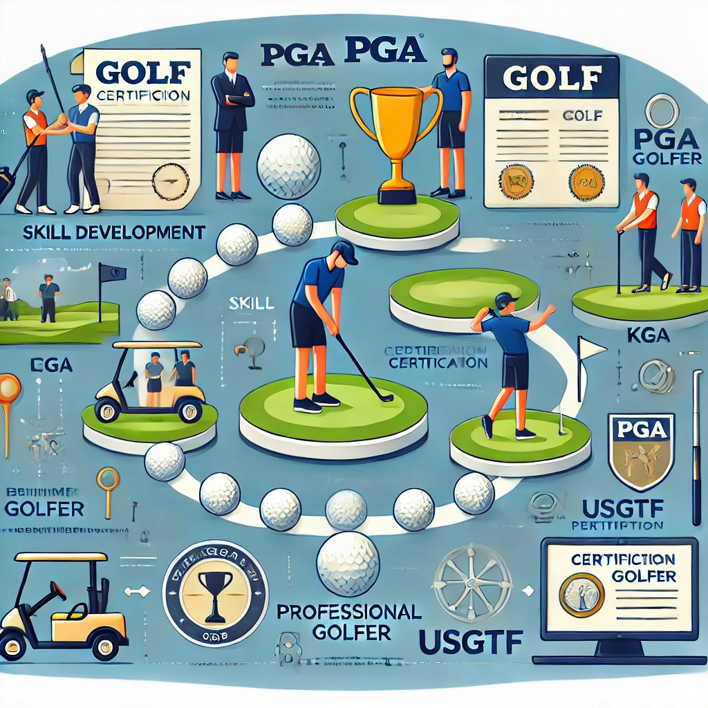 골프 프로와 프로 자격증 및 취득 방법에 관련된 사진