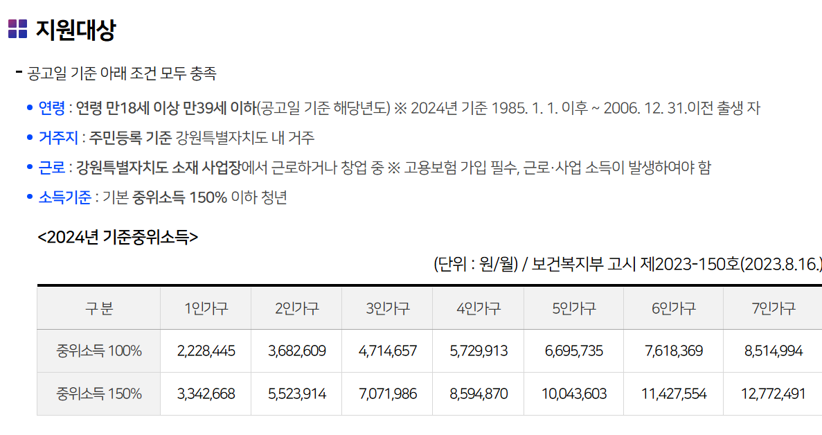 신청 시 유의사항