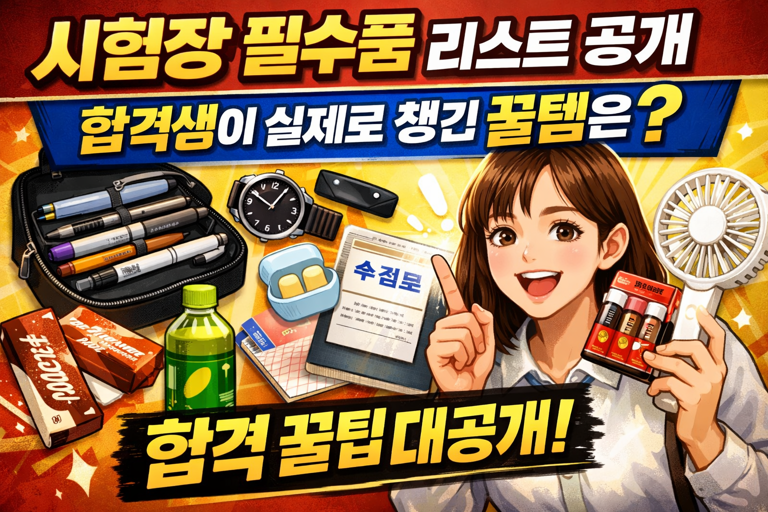 자격증 시험 준비물