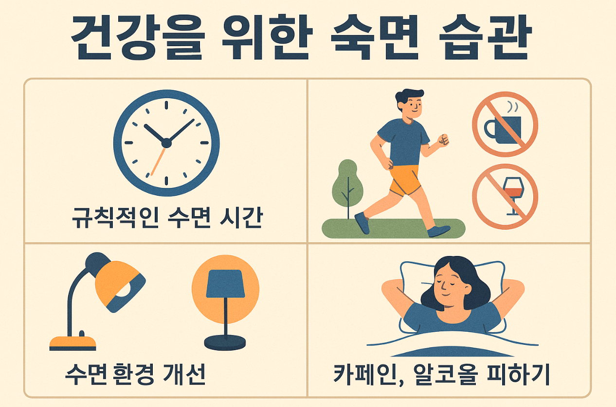 숙면 습관 관련 사진