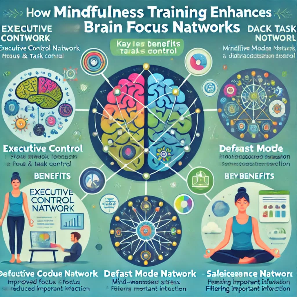 마음 챙김(Mindfulness) 훈련이 뇌의 집중력 네트워크에 미치는 영향