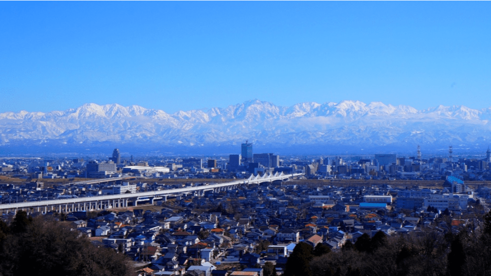 도야마 구레하 산 공원 전망대