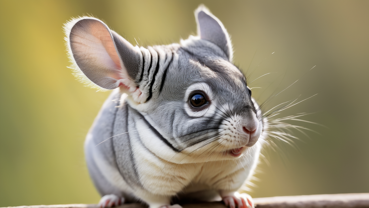 친칠라의 편안한 표정