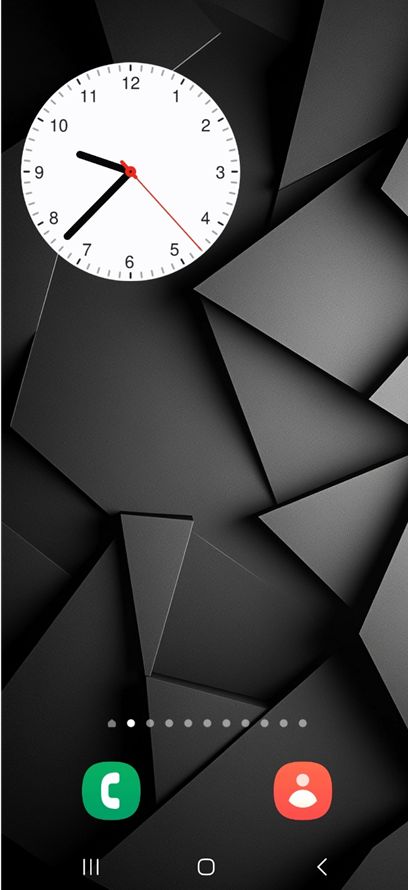 방법 11: 완성된 아날로그 시계 확인하기