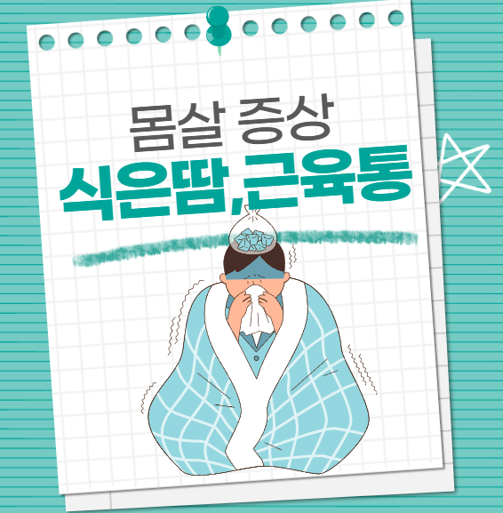 몸살 증상, 식은땀 및 근육통이 발생하는 이유(+완화방법)