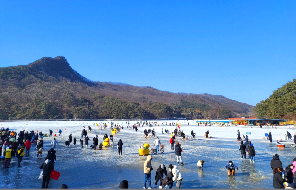 포천 산정호수 썰매축제