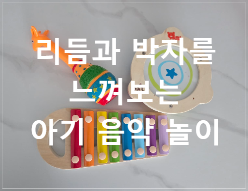 리듬과 박자를 느껴보는 아기 음악 놀이
