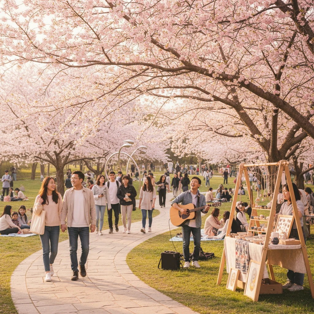 2026년 춘천 벚꽃 개화 만개일 및..