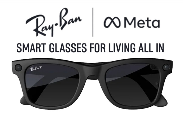 메타 홈페이지 - 레이밴 글래스