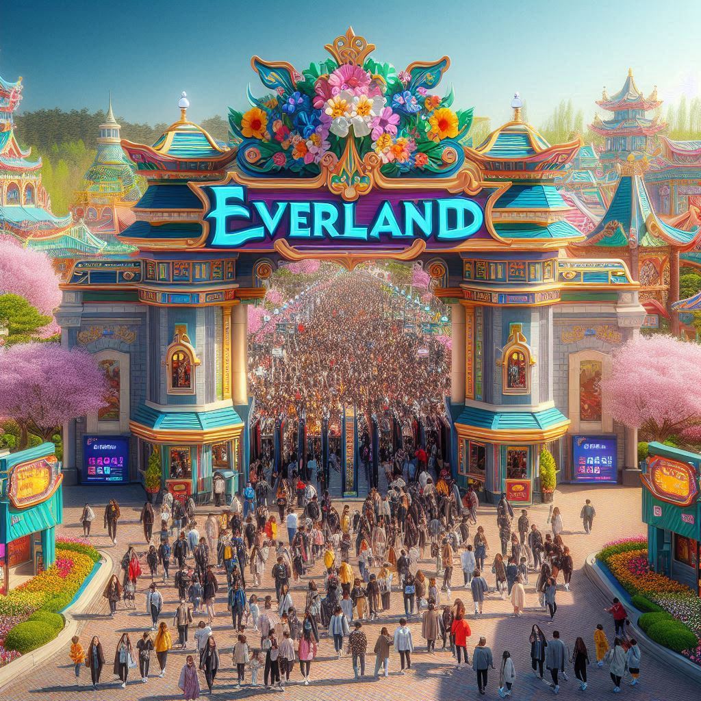 에버랜드 봄 방문객 입장