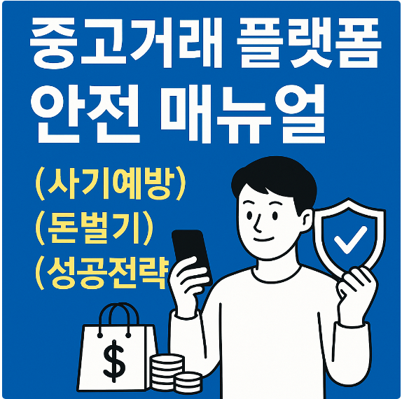 중고거래 플랫폼 안전 매뉴얼 (사기예방, 돈벌기, 성공전략)