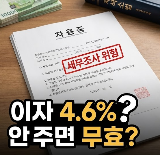 가족 간 차용증