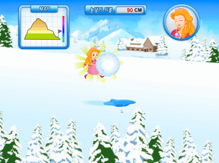 물-웅덩이를-피해-점프하는-화면