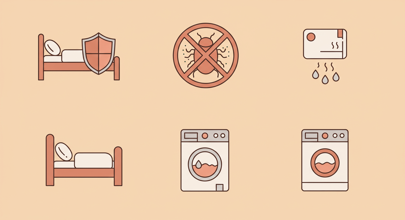 2. 진드기 차단과 알레르기 예방을 위한 침구 관리