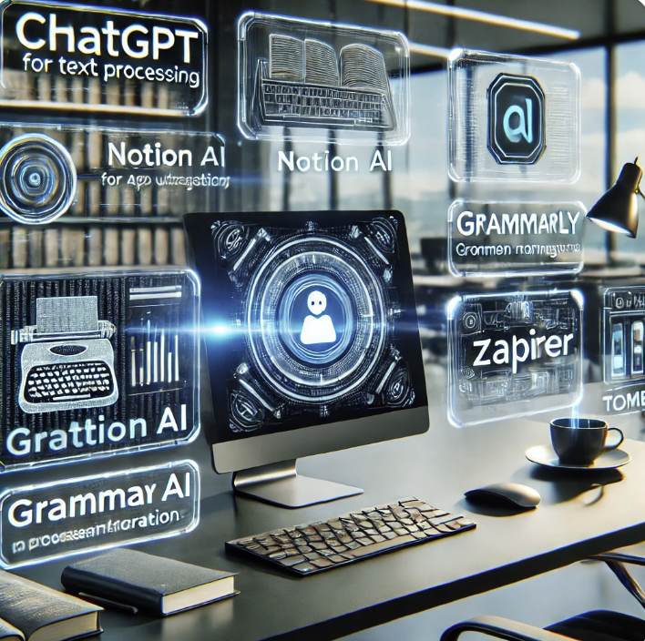 업무 자동화 AI 툴을 형상화한 사진