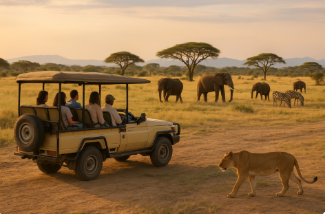 사파리 체험 관련 사진