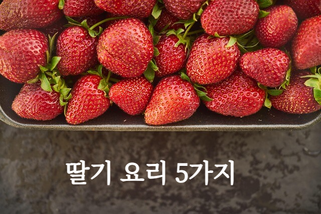 딸기 효능 딸기요리