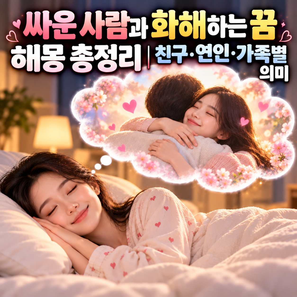 싸운 사람과 화해하는 꿈