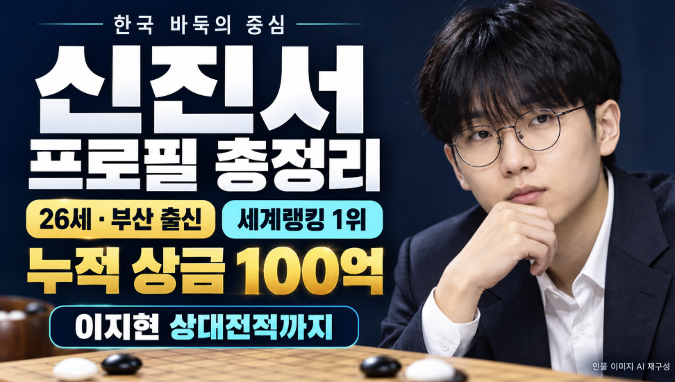 신진서 프로필 총정리｜나이&middot;학력&middot;고향 부산&middot;세계랭킹 1위&middot;누적 상금 100억&middot;이지현 상대전적