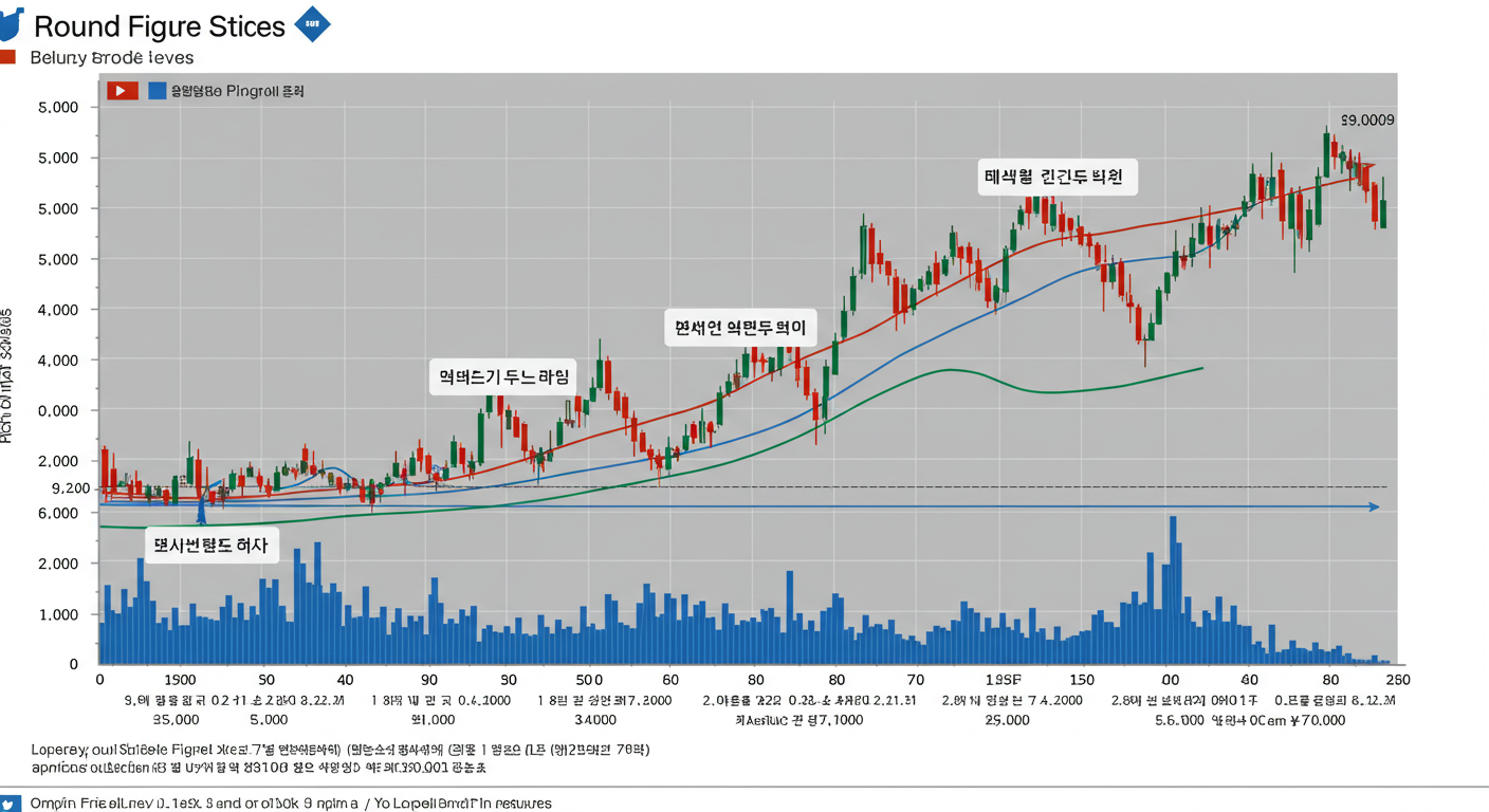 주식 차트의 숨겨진 심리선, 라운드 피겨를 활용한 매매 전략 관련 사진