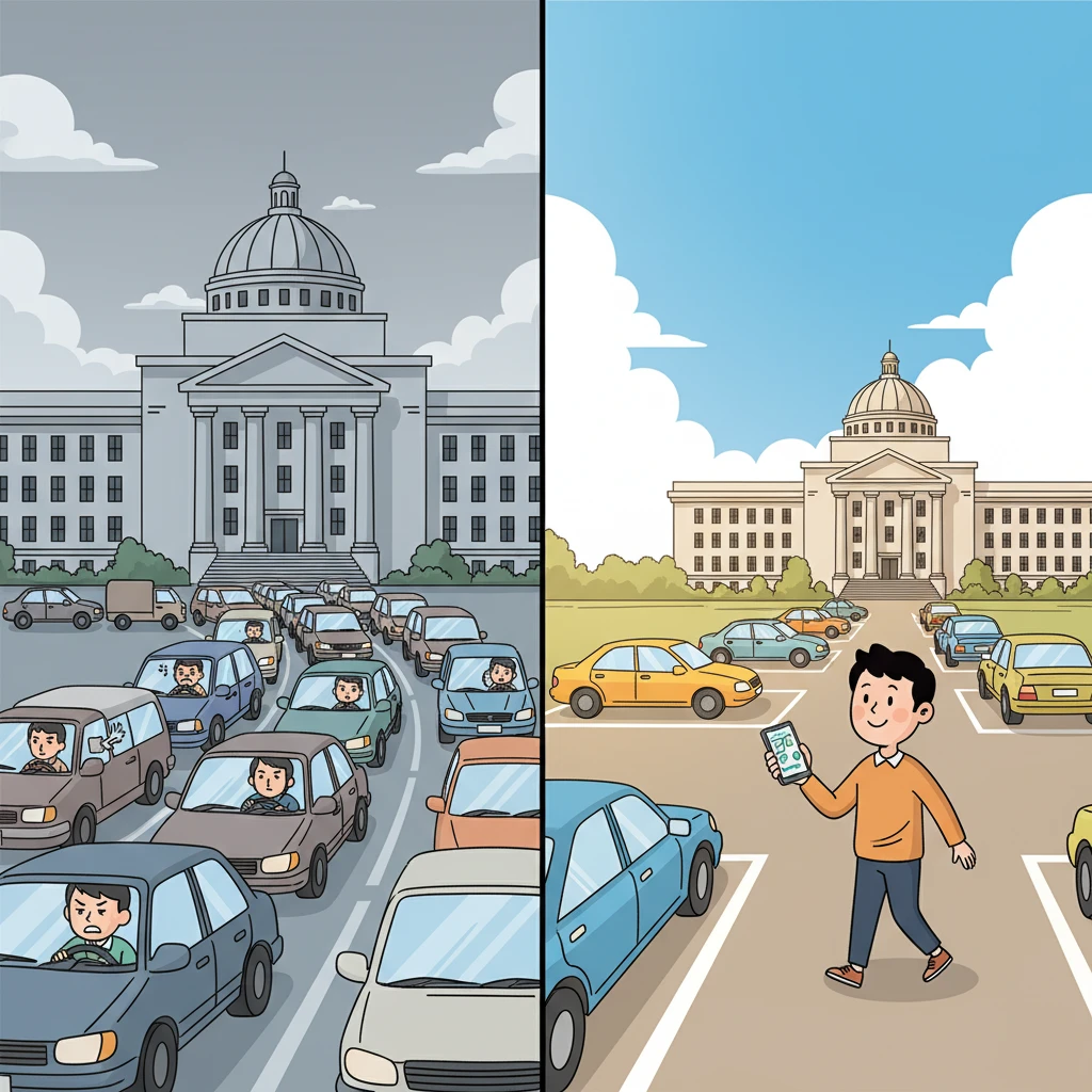 안산 고잔역 환승 주차장 요금 결제 ..