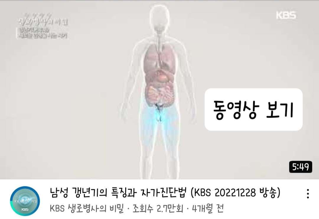 남성 갱년기 증상