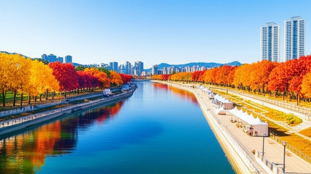 춘천 막국수 닭갈비 축제 임시 주차장..