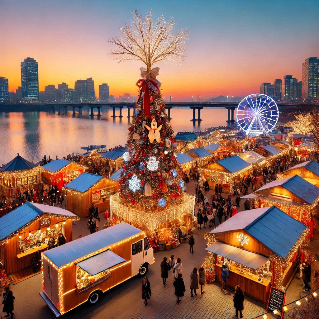 여의도 한강 로맨틱 크리스마스 마켓에서 즐길 수 있는 것들