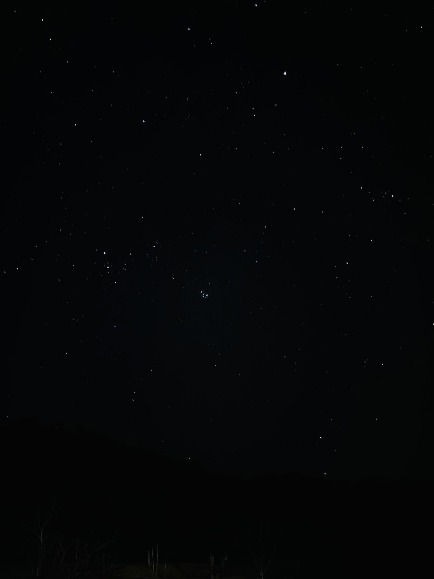 야간모드 밤하늘 촬영