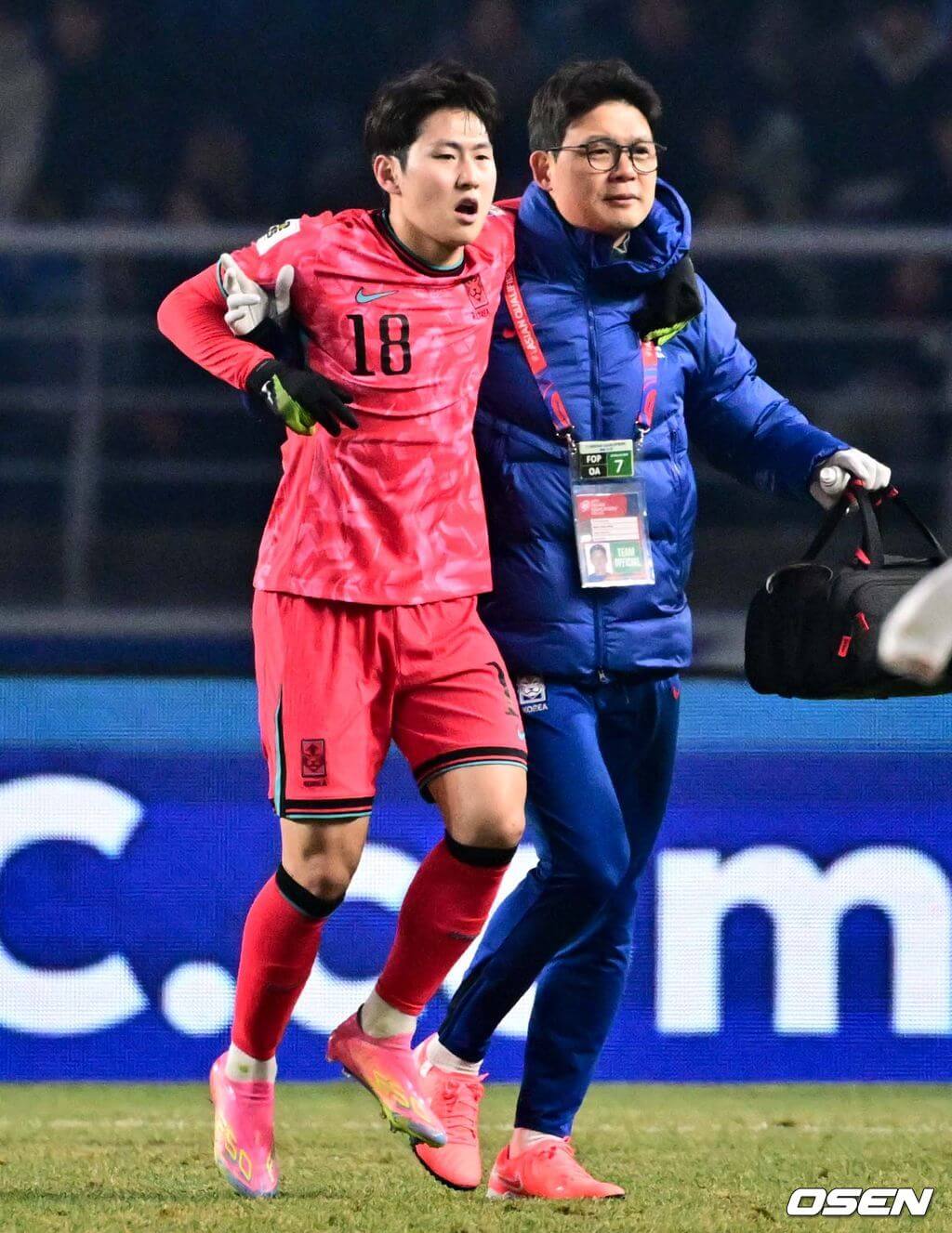 이강인 부상… 한국, 오만전 아쉬운 무승부