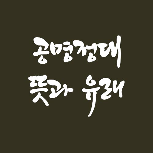 공명정대 뜻과 유래 및 삶의 의미