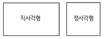직사각형과 정사각형