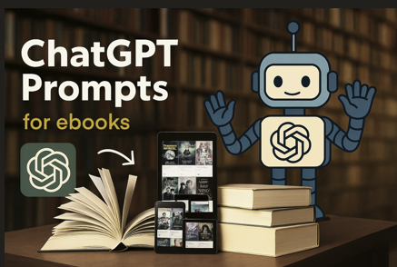 전자책 기획용 프롬프트 ChatGPT 템플릿으로 자동화