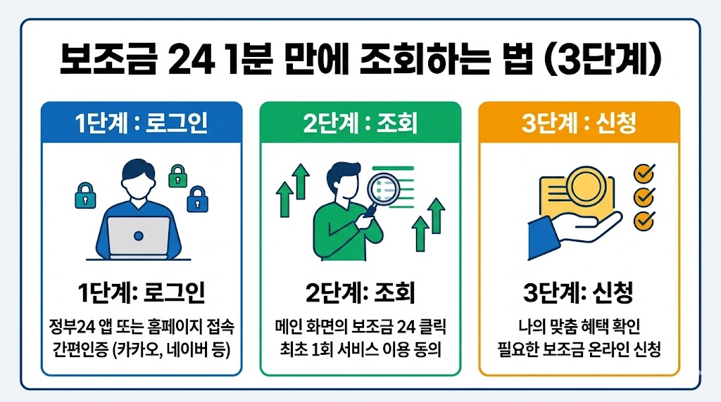 보조금 1분만에 조회