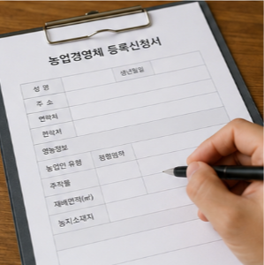 농업경영체 등록 확인 방법