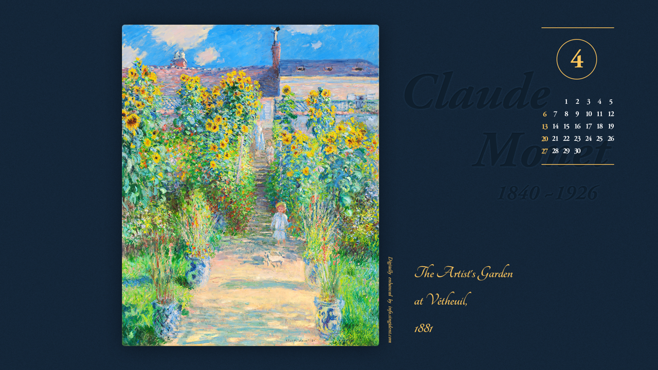 10 베퇴유의 예술가 정원 A - 2025년4월 노트북배경화면