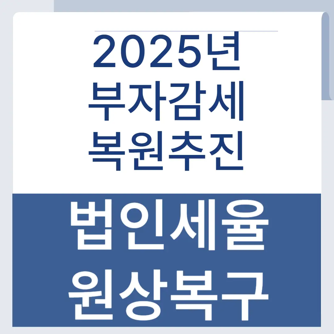부자감세 법인세 복원