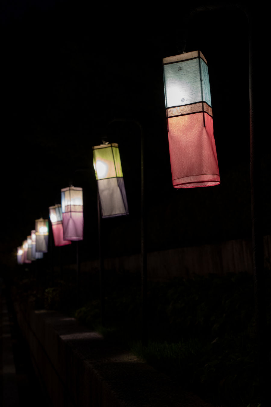 수원 화성행궁 등불