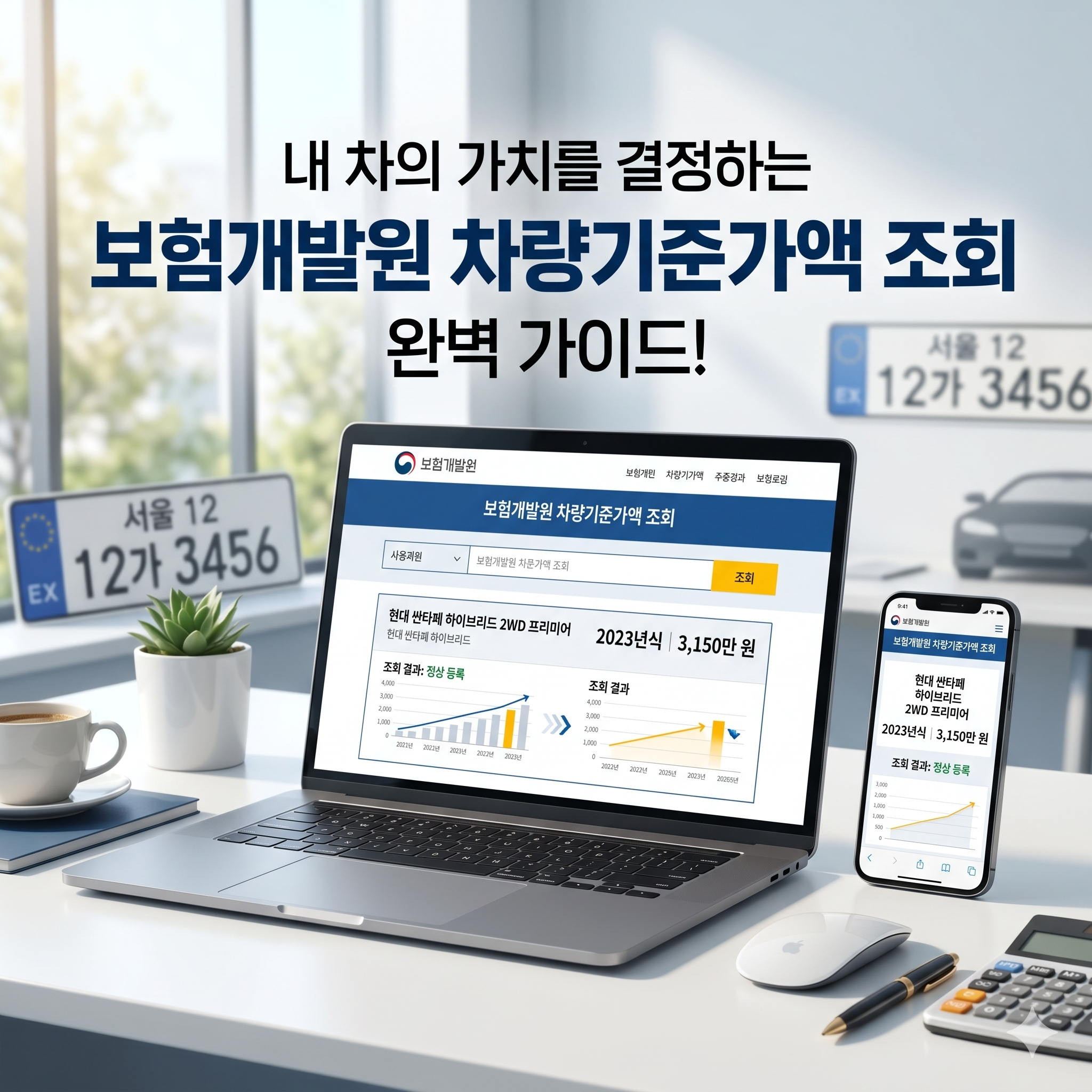 내 차의 가치를 결정하는 보험개발원 차량기준가액 조회 가이드